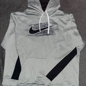 Men’s Nike logo Therma-fit XXL gray hoodie